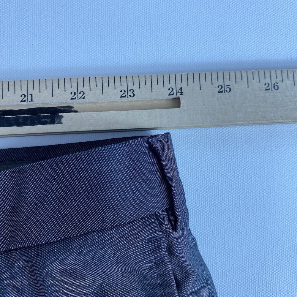 Ermenegildo Zegna Dress Pants 48x30 Mila Dark Grey Wool Silk 5-Pocket 7-68R - Picture 7 of 11